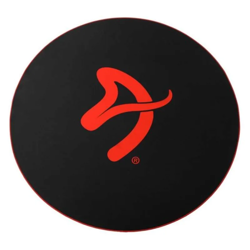 AROZZI Zona Floorpad Red/ ochranná podložka na podlahu/ kulatá 121 cm průměr/ černá s červeným logem (AZ-ZONA-PAD-BR)