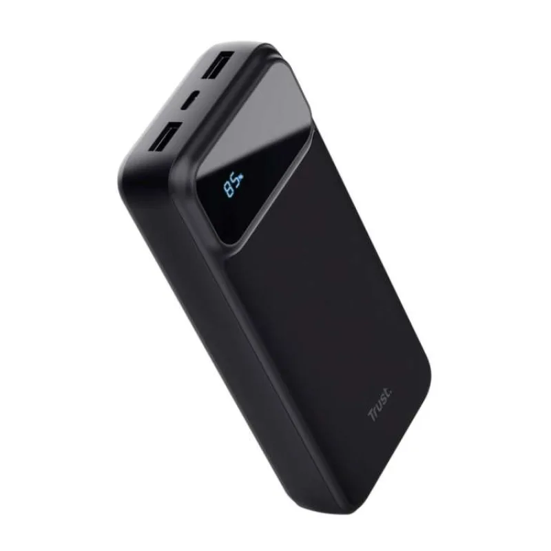TRUST Powerbanka Avala, 20000 mAh, 1xUSB-C + 2xUSB, černá (25883)