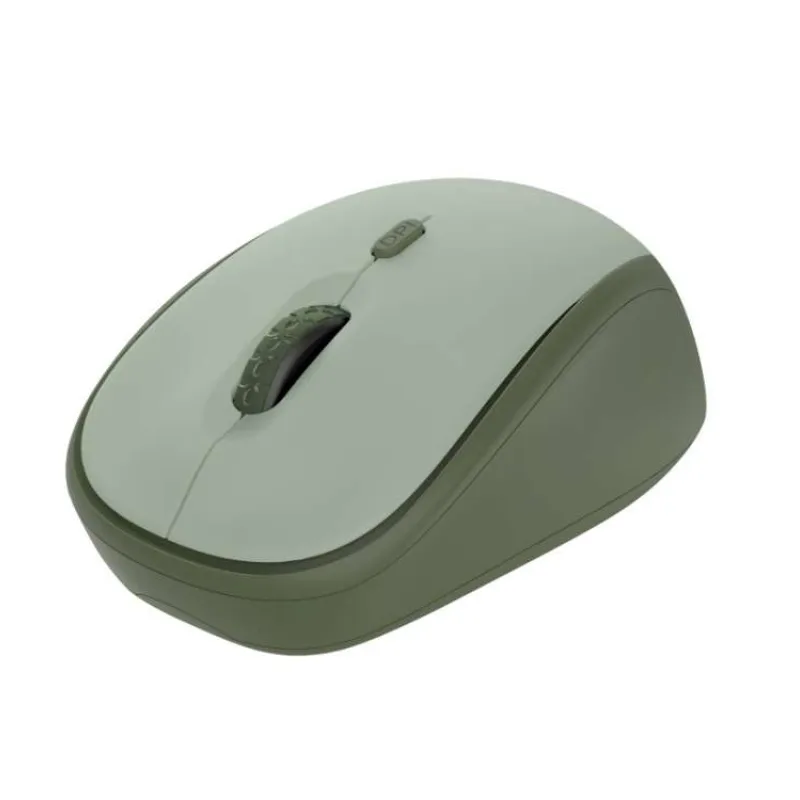 TRUST YVI+/Kancelárska/Optická/Pre pravákov/1 600 DPI/Bezdrôtová USB/Zelená (24552)