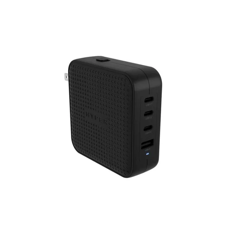 Hyper HyperJuice 100W USB-C GaN Travel Charger - Black (HJ1002BKWWGL)