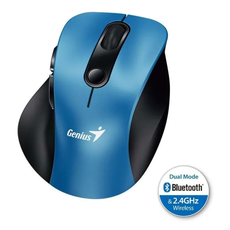 Genius Ergo 9000S/Ergonomická/Optická/Pre pravákov/2 400 DPI/USB+BT/Čierna-modrá (31030038401)