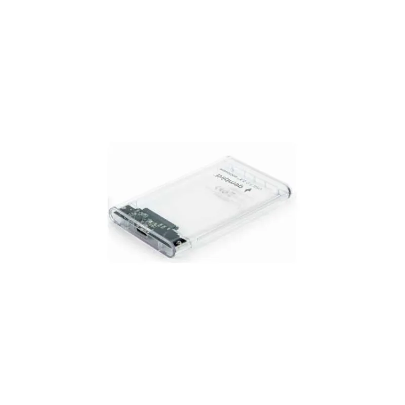 GEMBIRD EE2-U3S9-6 Box pro HDD/SSD 2,5" SATA – USB 3.0, 9,5 mm, průhledný plast (EE2-U3S9-6)