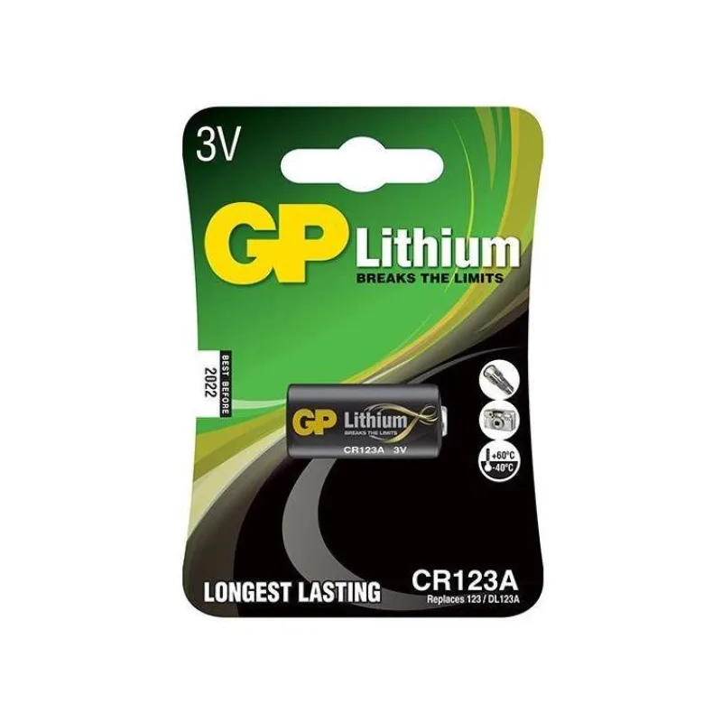 Lithiová baterie GP CR123A - 1ks (1022000111)