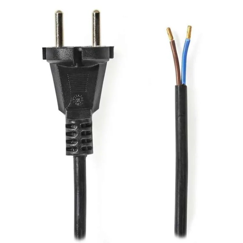 NEDIS napájecí kabel k vysavači/ CEE 7/17/ 250 V AC/ PVC/ černý/ bulk/ 7m (CEGL11940BK70)