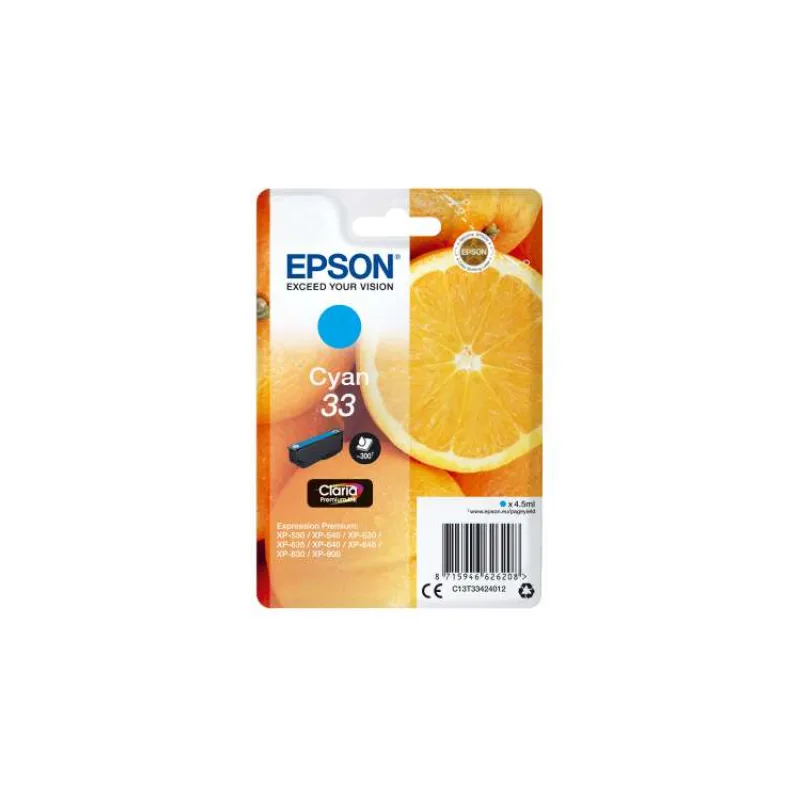 EPSON cartridge T3342 cyan (pomeranč) (C13T33424012)