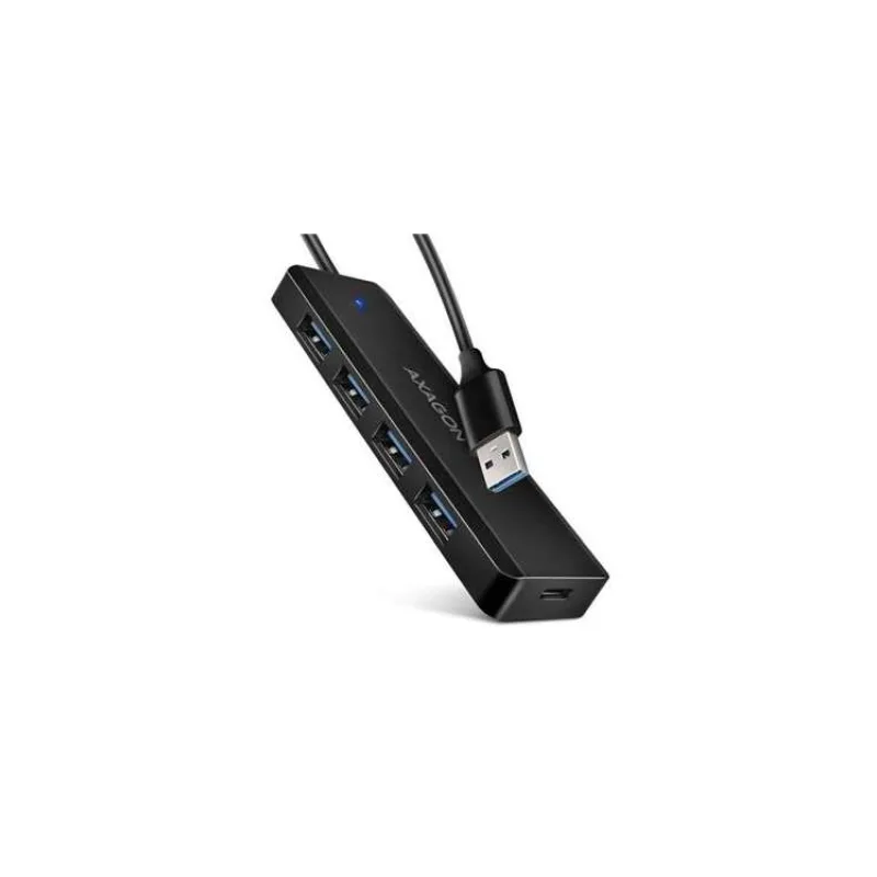 AXAGON cestovní hub USB-A / HUE-C1A / USB 3.2 Gen1 / 4x USB-A / 1x USB-C / 0,19m (HUE-C1A)