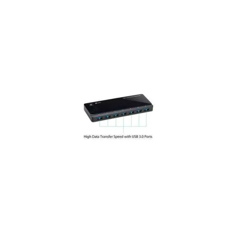 USB 3.0 7-Port Hub with 2 Charging Ports SPEC: 7× USB 3.0 Ports, 2× 2.4A Smart Charging USB Ports, FEATURE: Modern Desi (UH720)