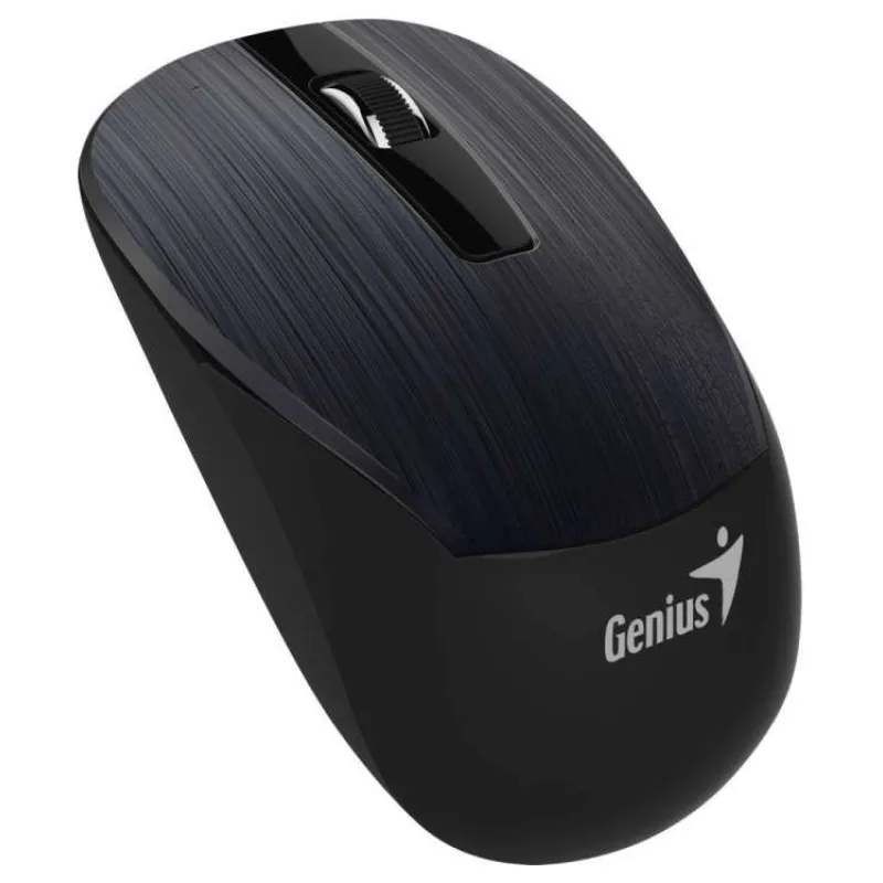 Genius NX-7015 černá, Myš, bezdrátová, optická, 1600DPI, 3 tlačítka, Blue-Eye senzor, USB, černá (31030019412)