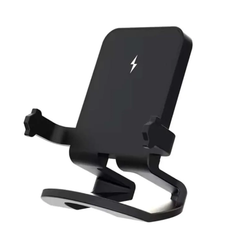 1stCOOL bezdrátová přenosná QI nabíječka 15W, panáček, USB-C, černá (S15 Black)