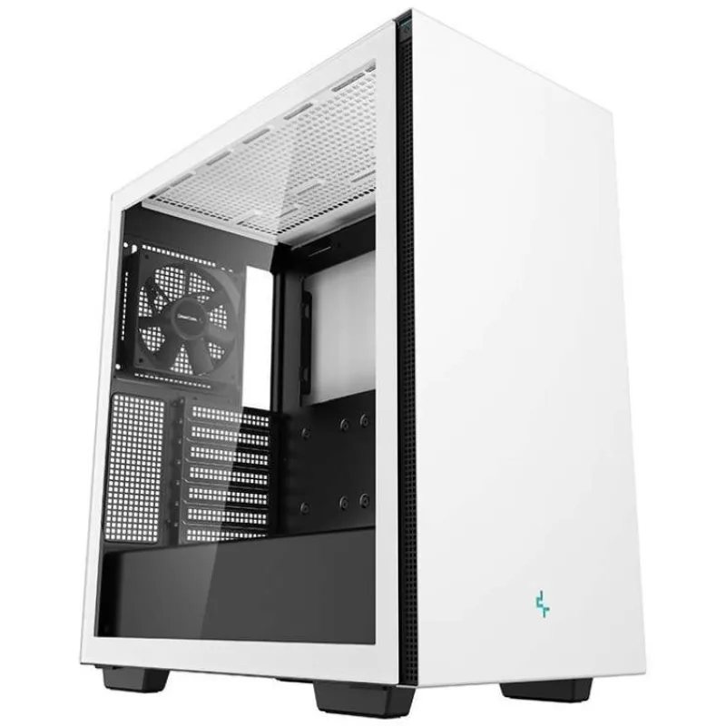 DEEPCOOL skříň CH510 WH / E-ATX / 120 mm fan / 2xUSB 3.0 / tvrzené sklo / bílá (R-CH510-WHNNE1-G-1)