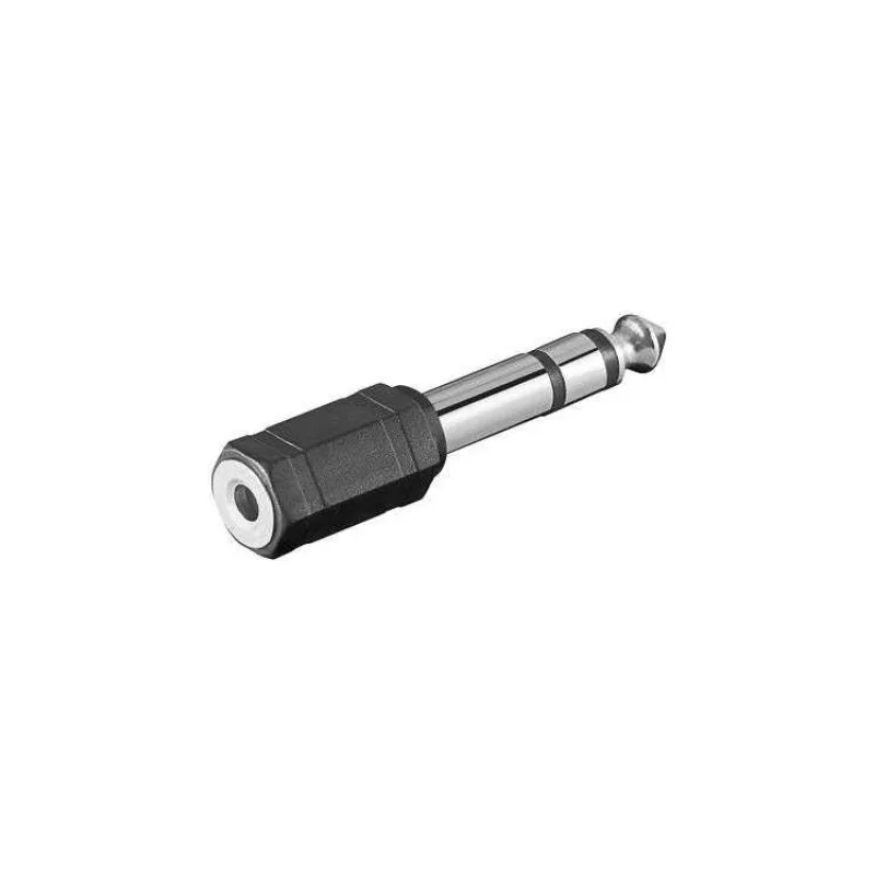 PremiumCord Adaptér 6,3mm Stereo plug - 3,5mm Stereo jack Male/Female (kjr-25)