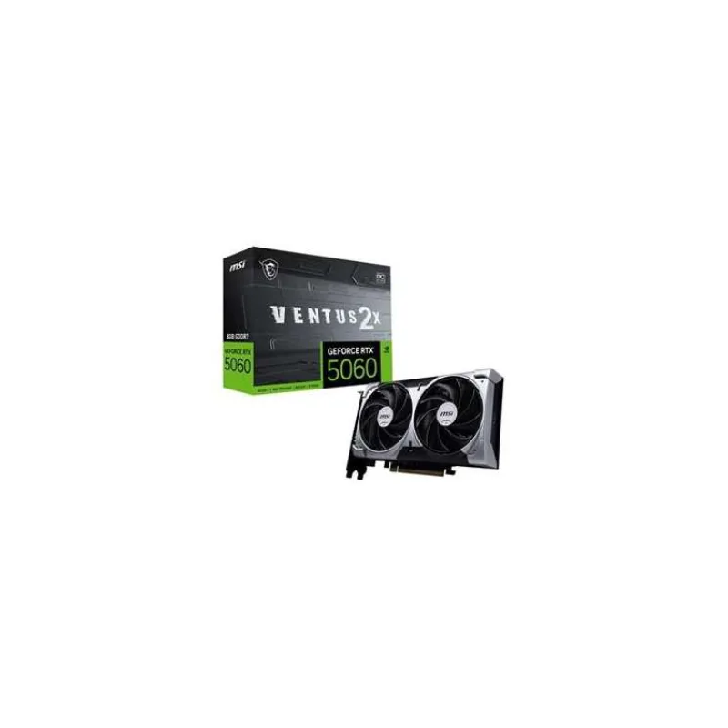 MSI VGA NVIDIA GeForce RTX 5060 8G VENTUS 2X OC, RTX 5060, 8GB GDDR7, 3xDP, 1xHDMI (RTX 5060 8G VENTUS 2X OC)