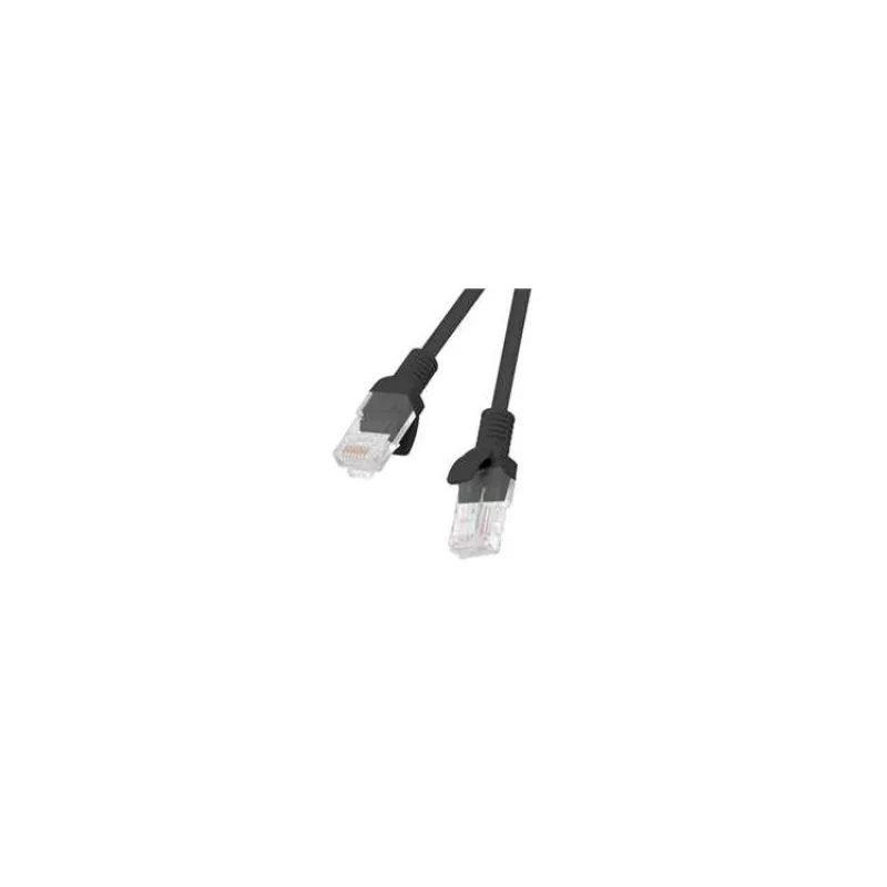 LANBERG Patch kabel CAT.5E UTP 2M černý Fluke Passed (PCU5-10CC-0200-BK)