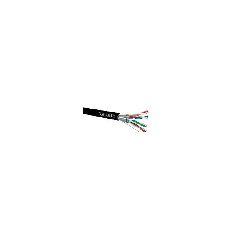 Solarix Kabel STP drát CAT6A STP PE Fca 500m/cívka SXKD-6A-STP-PE (26000040)