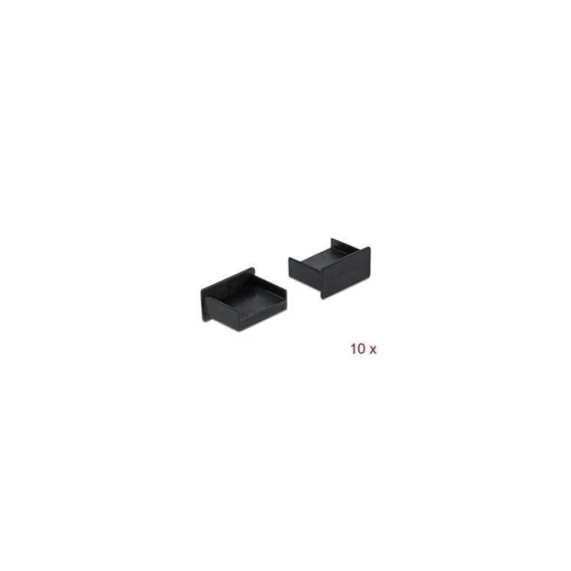 Delock Prachová záslepka pro USB Type-A samice samice bez uchopení 10 kusu cerná (64102)