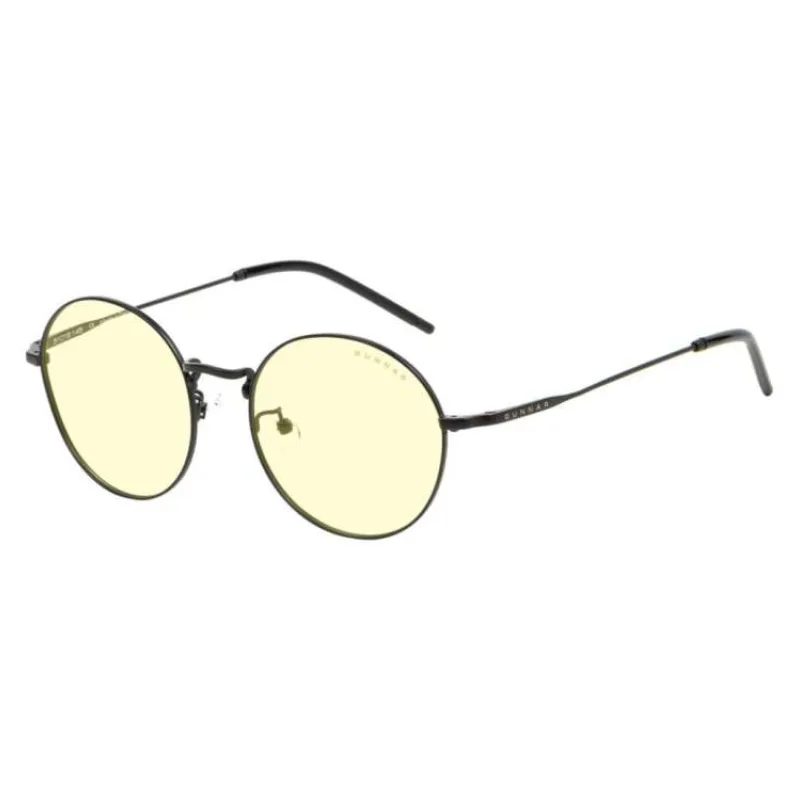 GUNNAR kancelářske/herní brýle ELLIPSE ONYX * jantárová skla * BLF 65 * GUNNAR focus (ELL-00101)