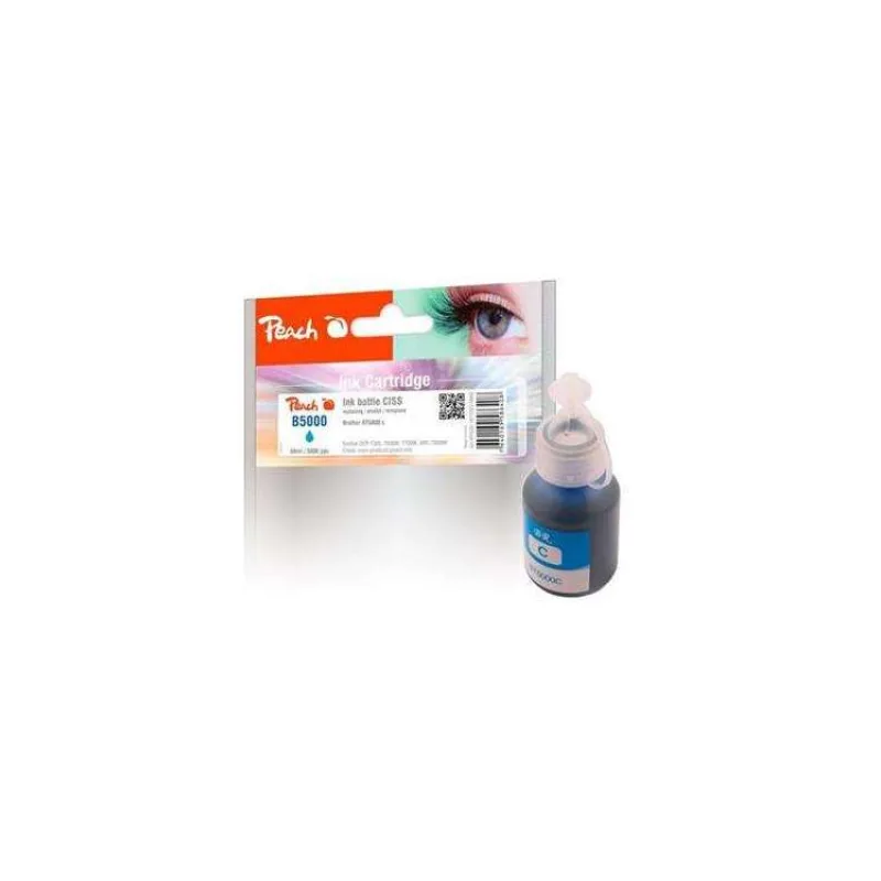 PEACH kompatibilní cartridge Brother CISS BT5000, azurová , Brother CISS BT5000, azurová PI500-181, 50ml (319869)