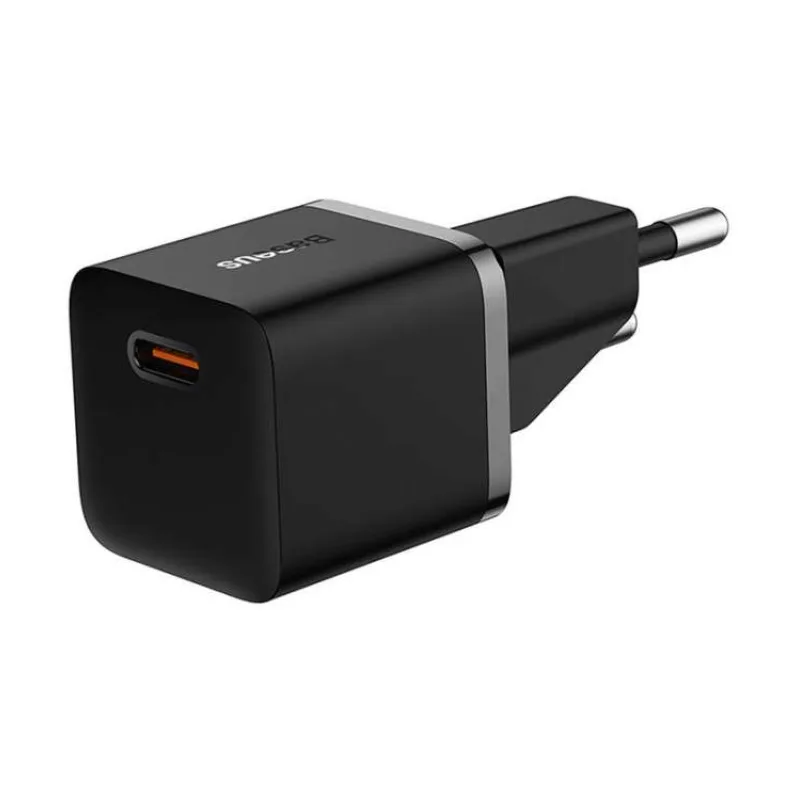 Baseus Rýchlonabíjačka do siete GaN5 Mini 20W EU čierna (6932172625313)
