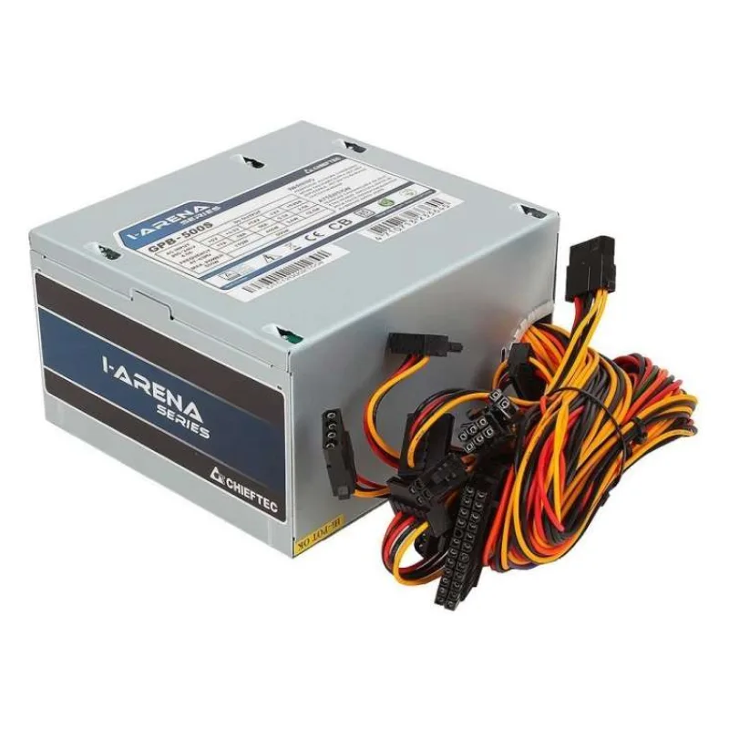 CHIEFTEC zdroj GPB-500S 500W, akt. PFC, 12cm fan, 85+, bulk (GPB-500S)