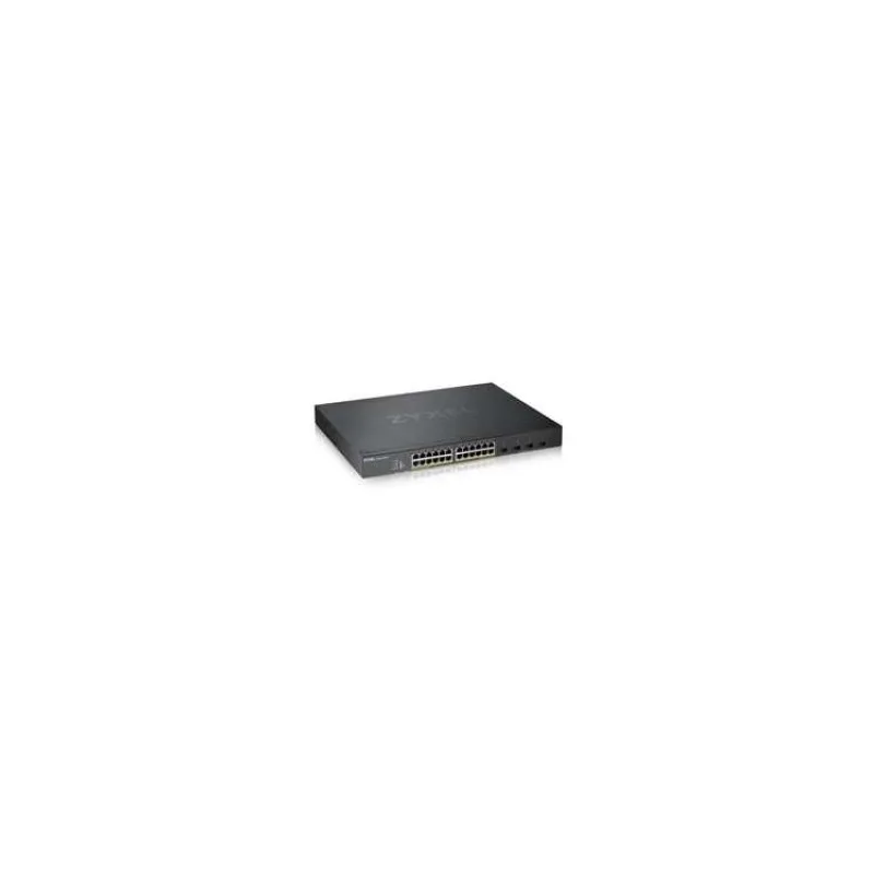Zyxel XGS1935-28HP, 28 Port Lite-L3 Smart Managed PoE Switch, 24x Gigabit PoE and 4x 10G SFP+, hybrid mode, standalone o (XGS1935-28HP-EU0101F)