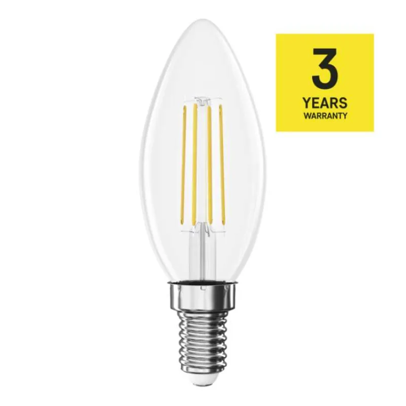 EMOS LED FLM CANDLE 3,4 W (40 W) 470lm E14 NW (1525731446)