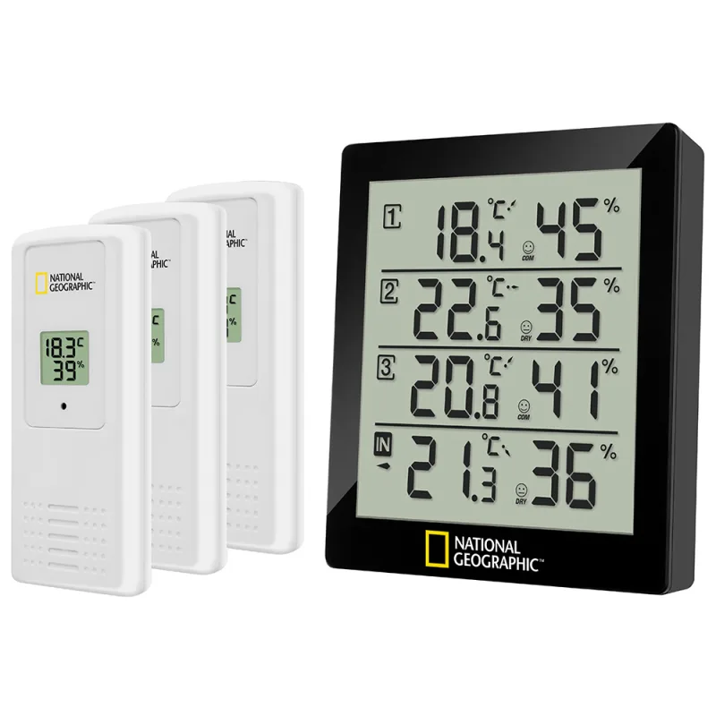 Bresser National Geographic Thermo-Hygrometer 4 Measurement Results, black