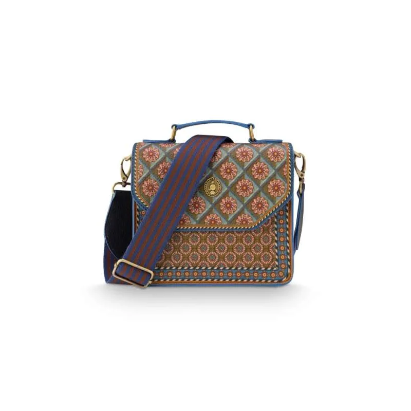 Pip Studio Frances Imani malá cross body kabelka, modrá
