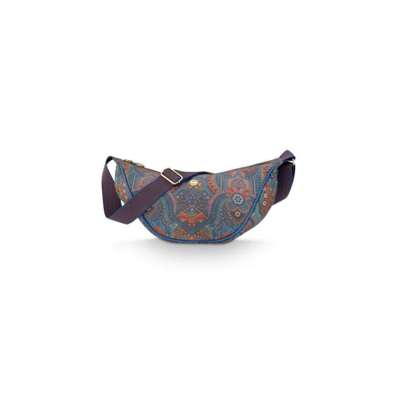 Pip Studio Freya Half Moon Cross Body Jabali kabelka, modrá