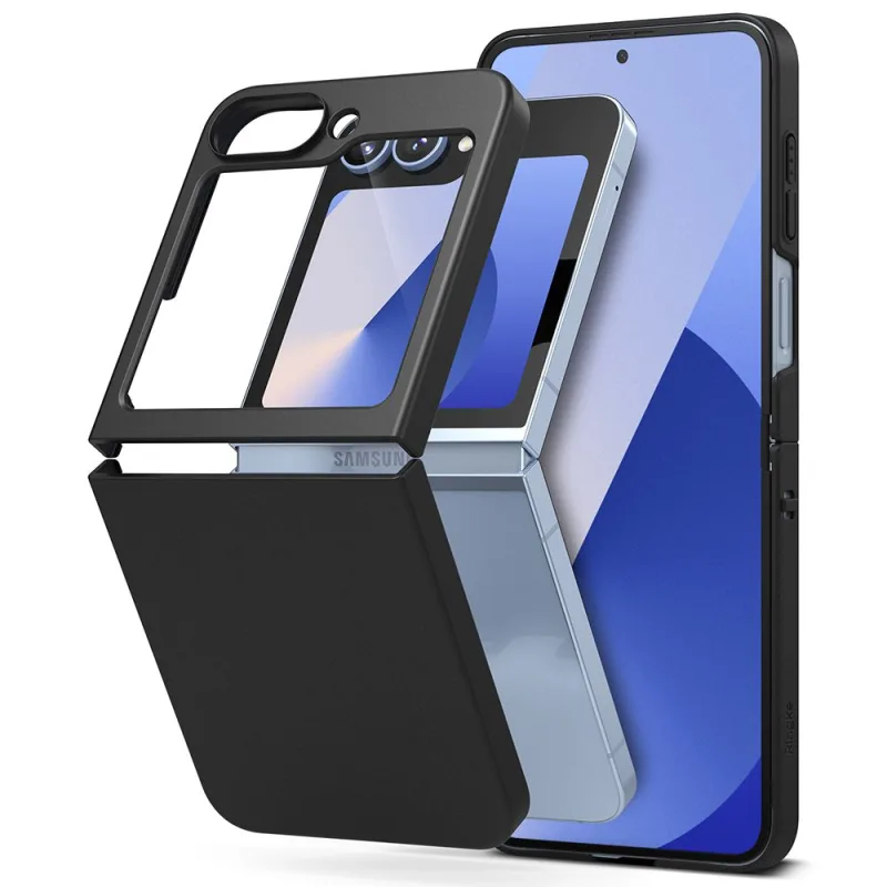 Puzdro Ringke Slim Case pre Samsung Galaxy Z Flip 6 – čierne
