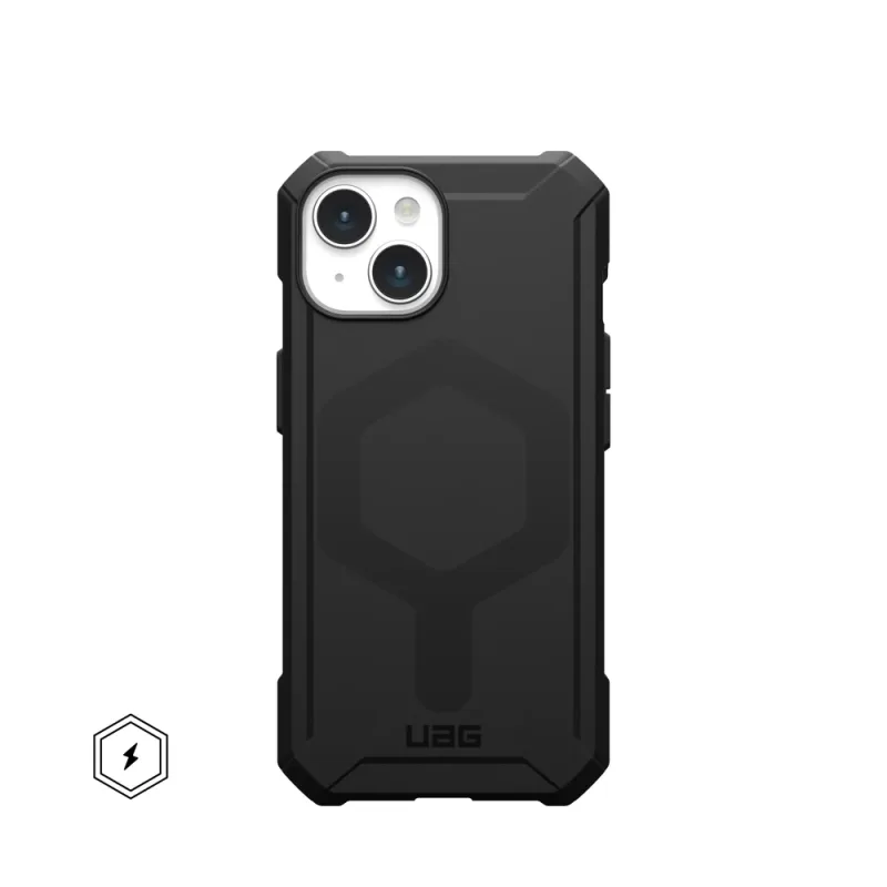 Puzdro UAG Essential Armor MagSafe pre iPhone 15 - čierne