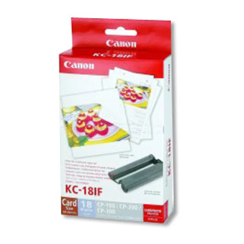 Canon KC18IF 54x86 18ks termosublimačná nálepka pre tlačiareň 7741A001