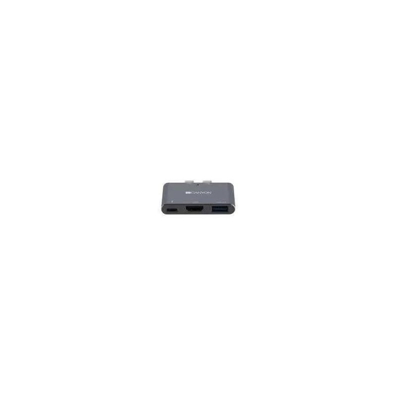 Canyon DS-1, Thunderbolt 3 Docking Station, 3 porty, 1xThunderbolt 3+1xUSB3.0+1xHDM (CNS-TDS01DG)