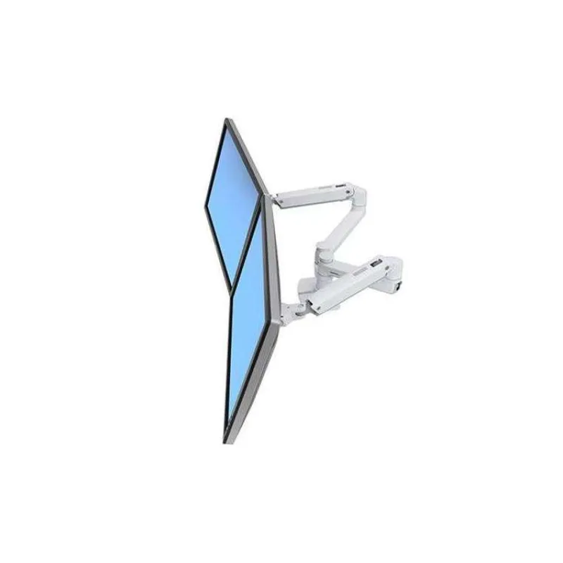 ERGOTRON LX Dual Side-by-Side Arm, stolní ramena pro 2 lcd. max. 27", flexibilní , bílé (45-491-216)