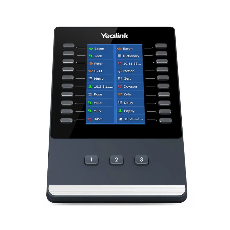 Yealink EXP43, exp. modul s farebným LCD, 60 hr., k tel. T43U/ T46U/ T48U…