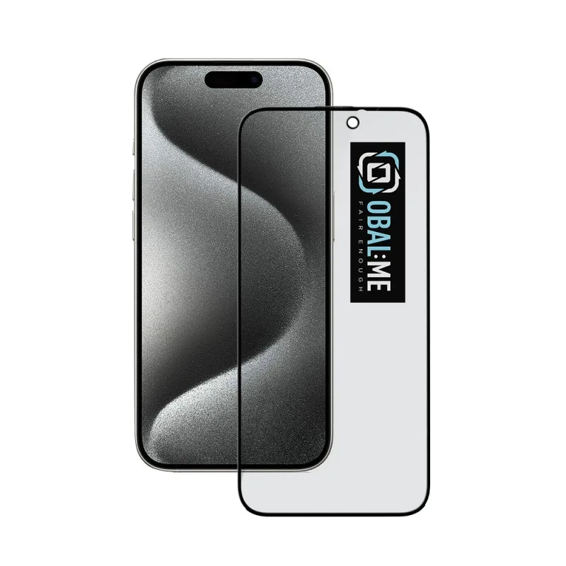OBAL:ME Privacy 5D Tvrdené Sklo pre Apple iPhone 15 Pro Black…