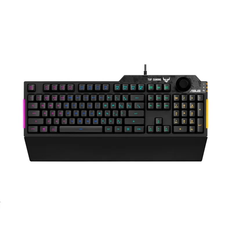 ASUS klávesnice TUF GAMING K1 (RA04), membránová, US, černá 90MP01X0…