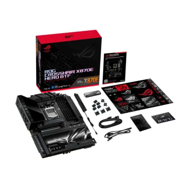 ASUS MB Sc AM5 ROG CROSSHAIR X870E HERO BTF, 4xDDR5, WIFI, 1xHDMI, 2xThunderbolt, ATX (90MB1MX0-M0EAY0)