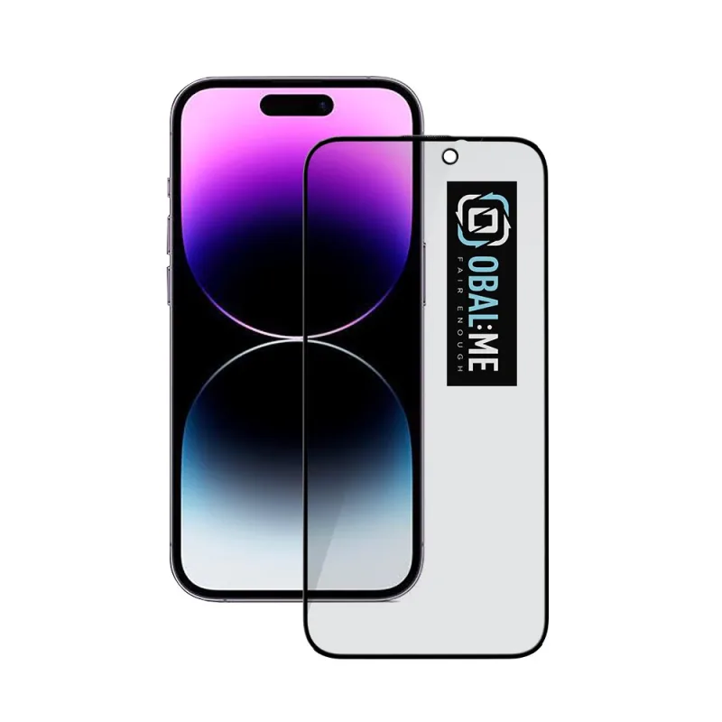 OBAL:ME Privacy 5D Tvrdené Sklo pre Apple iPhone 14 Pro Black…