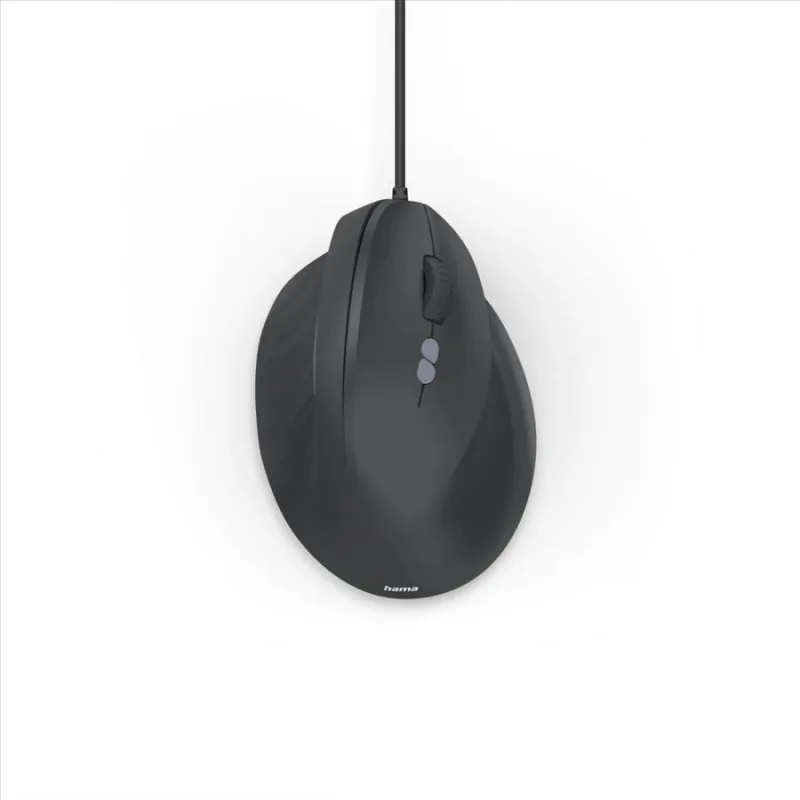 Hama vertikálna ergonomická káblová myš ECM-500R, pre pravákov, čierna…