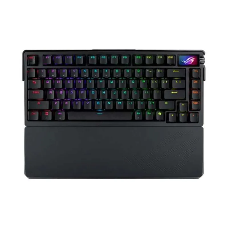 ASUS Klávesnice ROG Azoth Extreme, Mechanická, Bezdrátová BT, RF 2.4GHz, US, černá (90MP03MA-BKUA01)