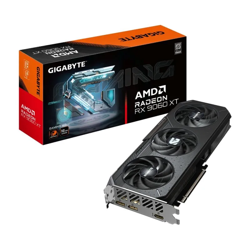 GIGABYTE VGA AMD Radeon RX 9060 XT GAMING 16GB, 16GB GDDR6, 2xDP, …