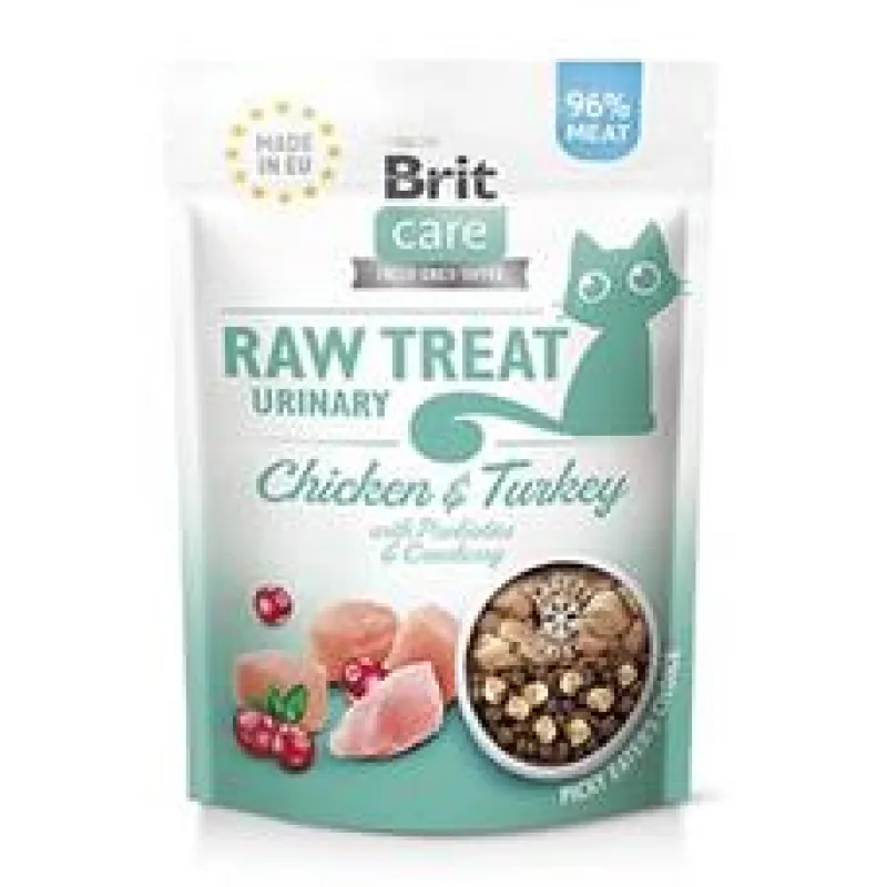 Brit Raw Treat Cat Urinary, Chicken&Turkey 40 g