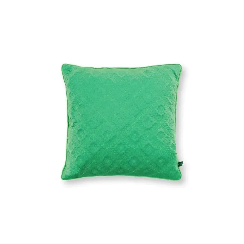 Pip Studio dekorační polštář Quilted Daisy 50x50 cm, zelený