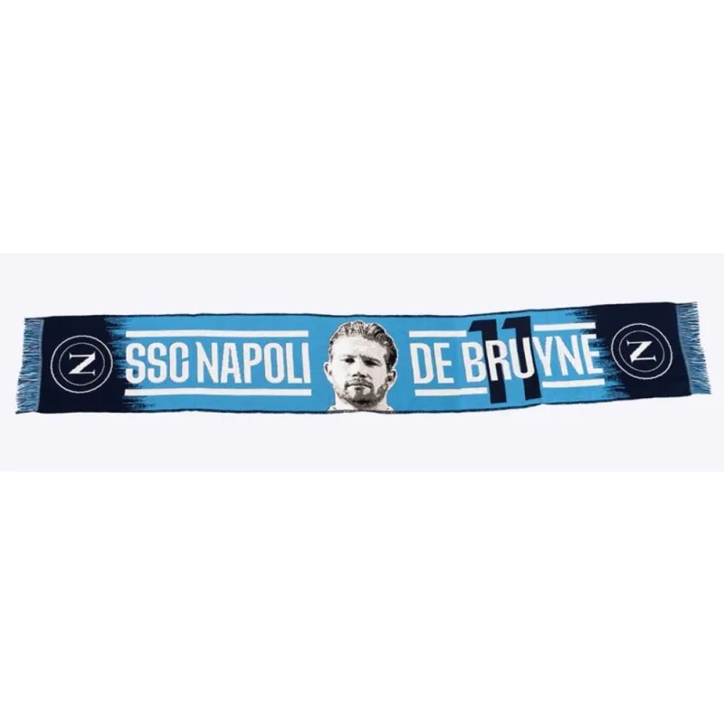 SSC Neapol Kevin De Bruyne pletený šál modrý - SKLADOM