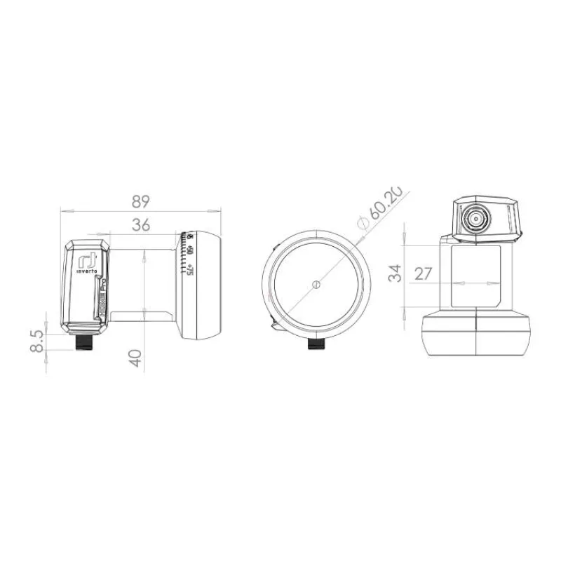 LNB Inverto HOME PRE Universal Single (LNB INV H PRO SINGLE)