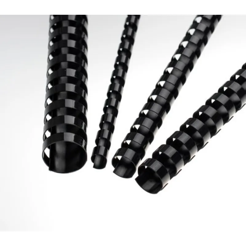 Plastové chrbty 14 mm, čierne LAMRE21DR14N