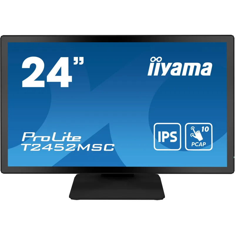 24" LCD iiyama T2452MSC-B1: PCAP, IPS, FHD, HDMI T2452MSC-B1
