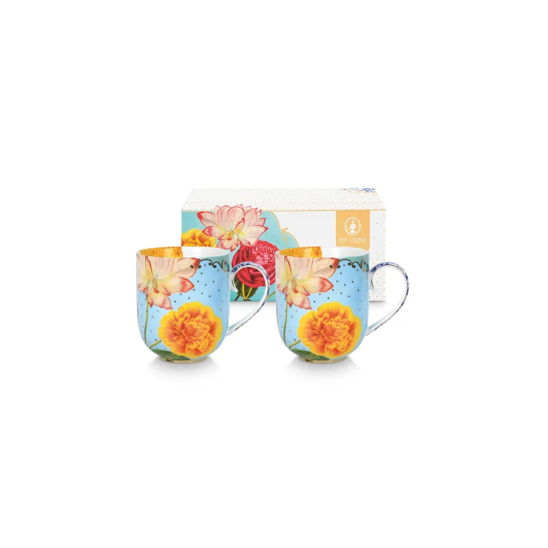 Pip Studio Royal Multi sada 2 ks hrnků 300ml, barevná