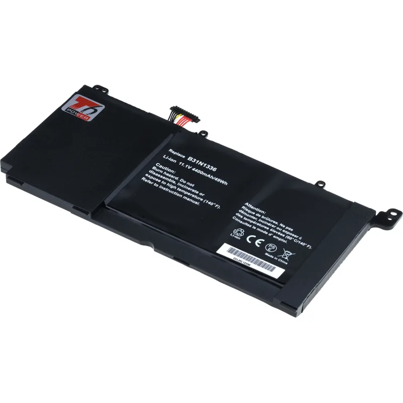 Batéria T6 Power pre Asus VivoBook S551L, R551L, K551L, V551L séria,…