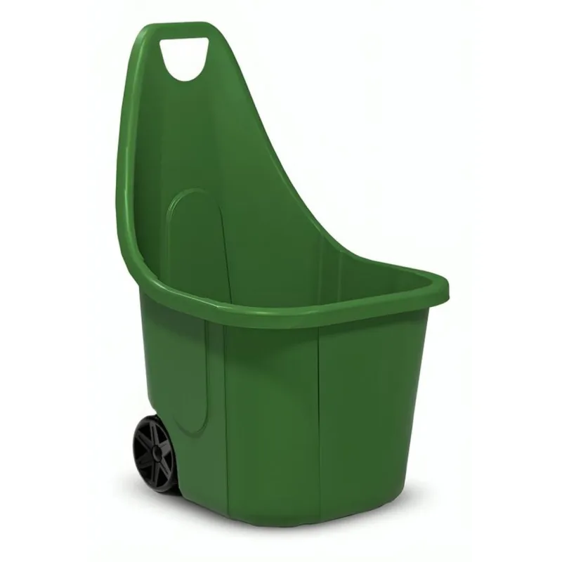 Vozík Blumax CADDY, 60 lit., 50x60x84 cm, zelený, na záhradný odpad